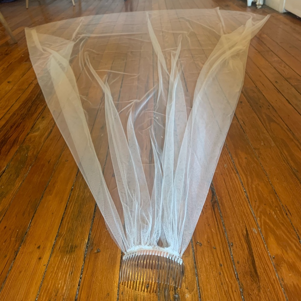 Long Vintage Tulle “Couture” Veil